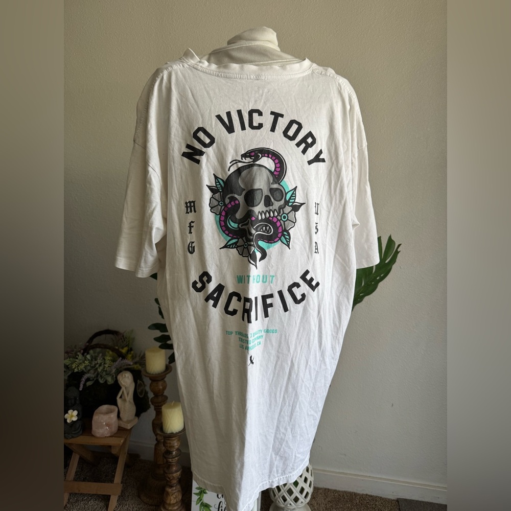 White Graphic Men's Shirt